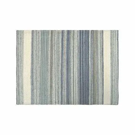 New Food Network Cool Colors Woven Stripe Placemat 4-Pk. Table Linens