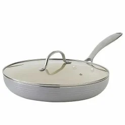 New Food Network Farmstead 14-Pc. Nonstick Ceramic Cookware Set Cookware & Bakeware