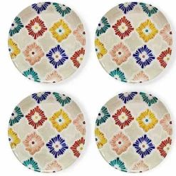 Discount Food Network 4-Pc. Casa Sol Melamine Dinner Plate Set Dinnerware & Serveware