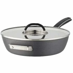 Hot Food Network 10-Pc. Hard-Anodized Nonstick Cookware Set Cookware & Bakeware