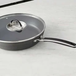 Hot Food Network 10-Pc. Hard-Anodized Nonstick Cookware Set Cookware & Bakeware