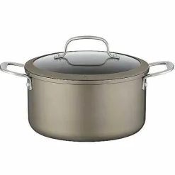 Outlet Food Network 14-Pc. Textured Titanium Nonstick Cookware Set Cookware & Bakeware