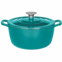 New Food Network 3.5-Qt. Enameled Cast-Iron Dutch Oven Cookware & Bakeware