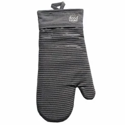 Hot Food Network Stripe Silicone Oven Mitt Kitchen Linens