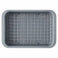 Hot Food Network Toaster Oven Cake Pan & Rack Set Cookware & Bakeware