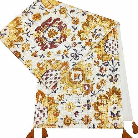 Hot Food Network Vintage Rug Print Table Runner 72 Table Linens